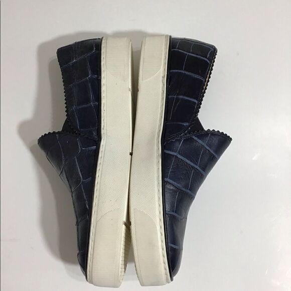 Stuart Weitzman Blue Nuggets Chunky Platform Slip On Sneakers Size 5 1/2 - Picture 4 of 11